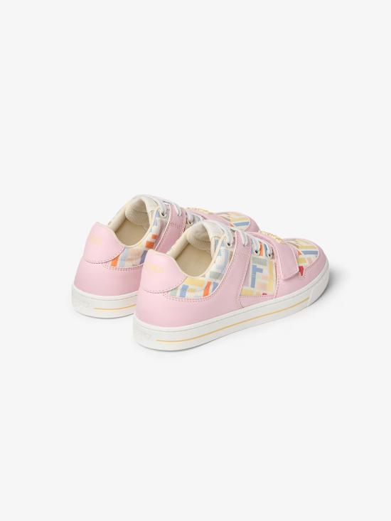 26FW [키즈] 펜디 스니커즈 JMR476AY2W F1XI7 Rosa - FENDI