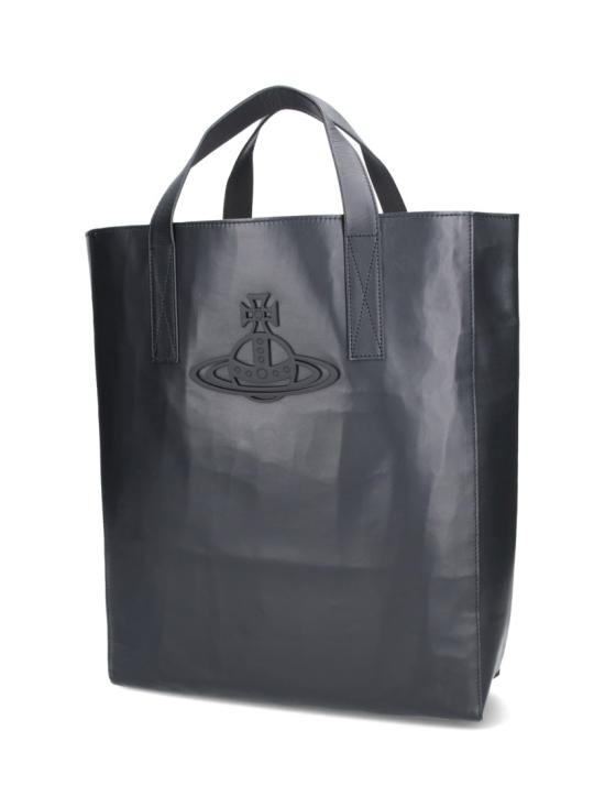 25SS 비비안웨스트우드 토트백 4D02000BU L00ANN401 Black - VIVIENNE WESTWOOD