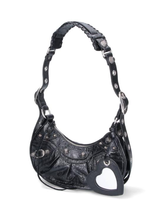 25FW 발렌시아가 LE CAGOLE 르 카골 XS 숄더백 671309 1VG9Y1000 Black - BALENCIAGA