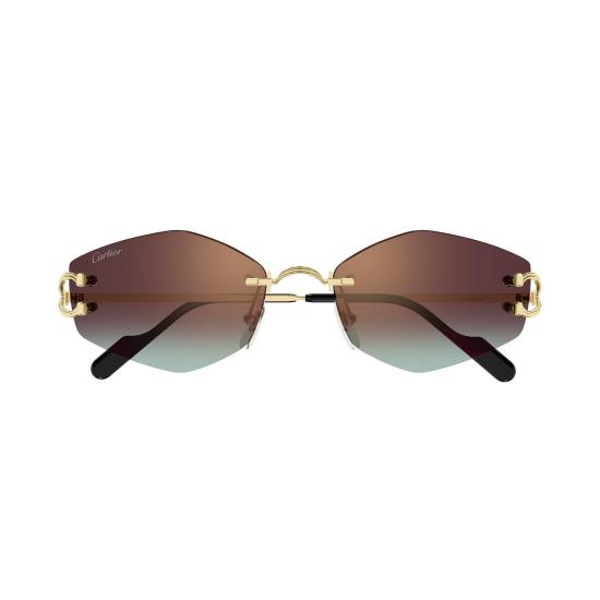 26SS 까르띠에 선글라스 CT0620S 005 GOLD GOLD RED - CARTIER