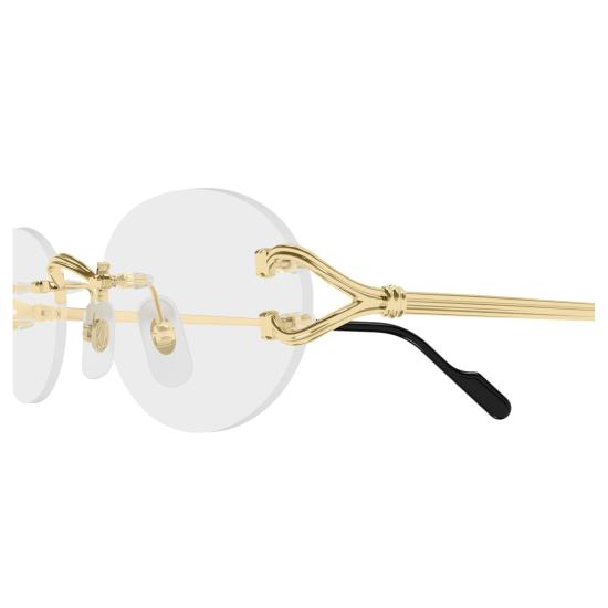 26SS 까르띠에 안경 CT0621O 001 GOLD GOLD TRANSPARENT