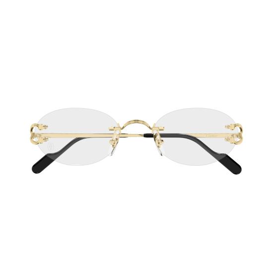 26SS 까르띠에 안경 CT0621O 001 GOLD GOLD TRANSPARENT - CARTIER