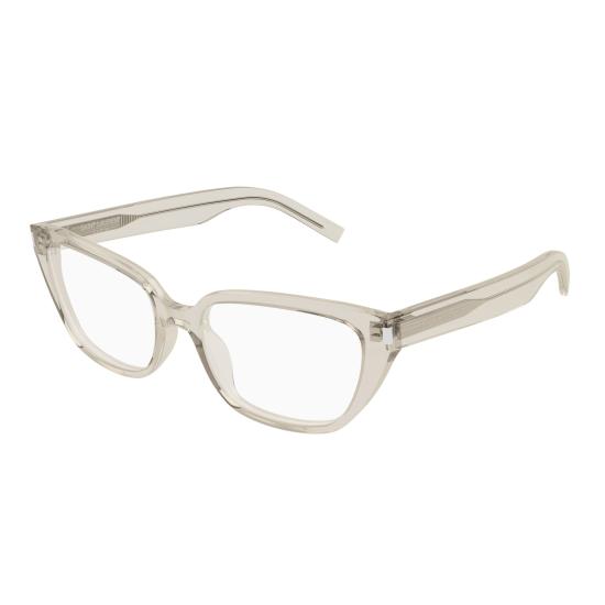 26SS 생로랑 안경 SL 896 004 BEIGE BEIGE TRANSPARENT - SAINT LAURENT