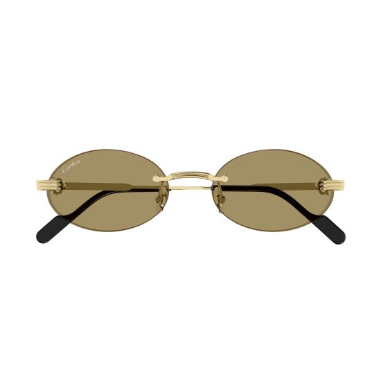 26SS 까르띠에 선글라스 CT0615S 007 GOLD GOLD BROWN