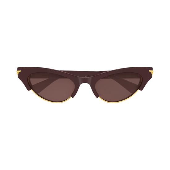 26SS 보테가베네타 선글라스 BV1431S 004 BURGUNDY BURGUNDY BRO - BOTTEGA VENETA