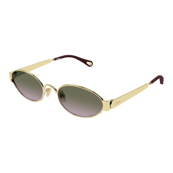 26SS 끌로에 선글라스 CH0355S 004 GOLD GOLD GREEN - CHLOE