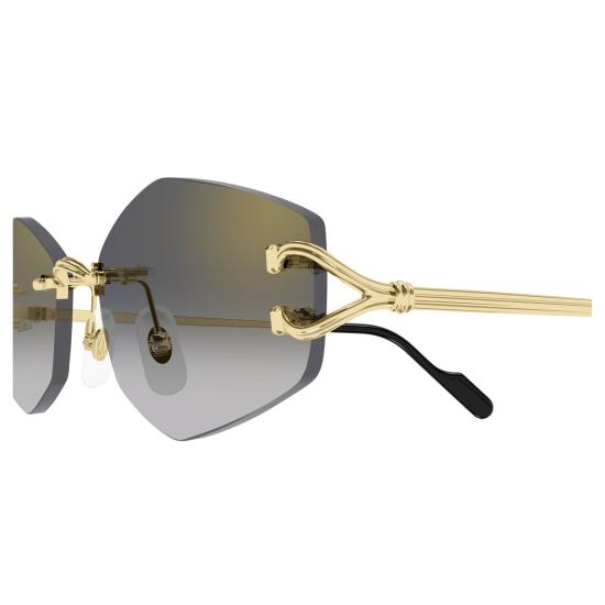 26SS 까르띠에 선글라스 CT0620S 001 GOLD GOLD GREY - CARTIER