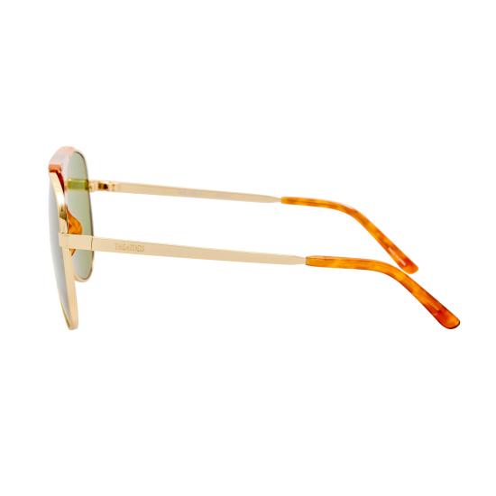 26SS 린다페로우 선글라스 ATTICO 78 AMELIA YELLOW GOLD LIGHT GOLD - LINDA FARROW