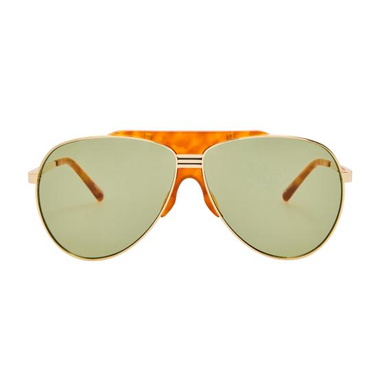 26SS 린다페로우 선글라스 ATTICO 78 AMELIA YELLOW GOLD LIGHT GOLD - LINDA FARROW