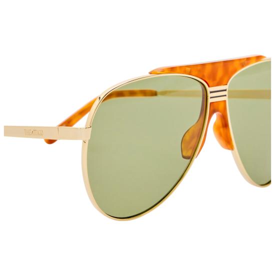 26SS 린다페로우 선글라스 ATTICO 78 AMELIA YELLOW GOLD LIGHT GOLD - LINDA FARROW