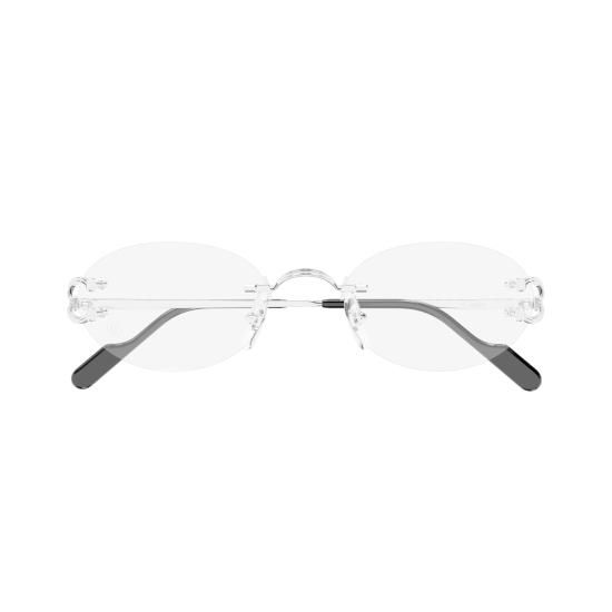 26SS 까르띠에 안경 CT0621O 002 SILVER SILVER TRANSPARENT - CARTIER