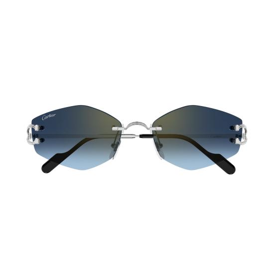 26SS 까르띠에 선글라스 CT0620S 002 SILVER SILVER BLUE