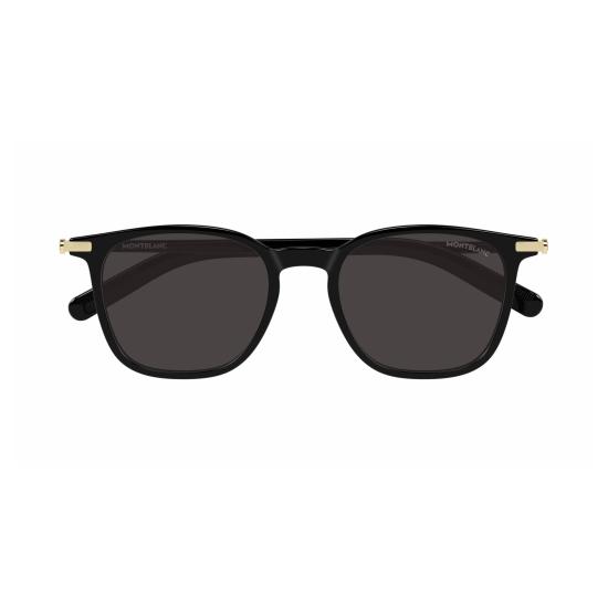 26SS 몽블랑 선글라스 MB0460S 001 BLACK GOLD GREY - MONTBLANC