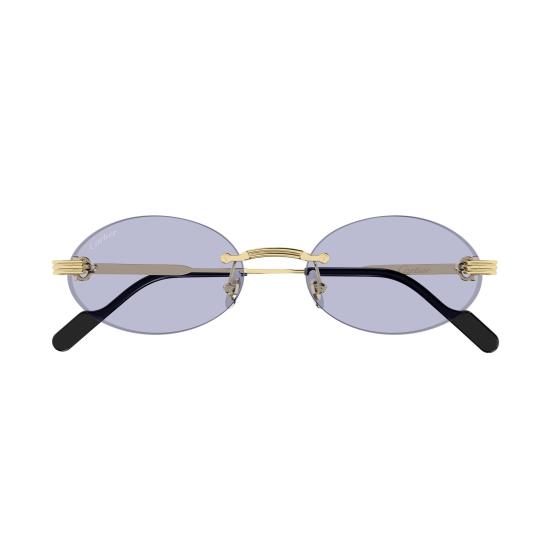 26SS 까르띠에 선글라스 CT0615S 004 GOLD GOLD VIOLET - CARTIER
