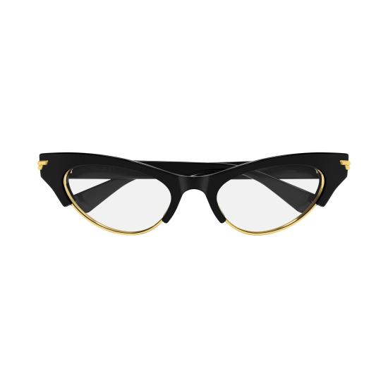 26SS 보테가베네타 안경 BV1431S 009 BLACK BLACK TRANSPARE - BOTTEGA VENETA