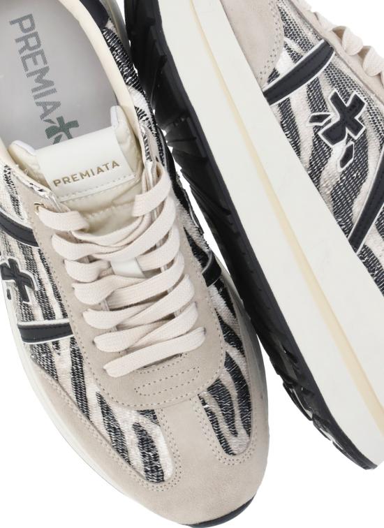 26SS 화이트 프리미아타 스니커즈 BETHCOIN 8149 Grey - WHITE PREMIATA