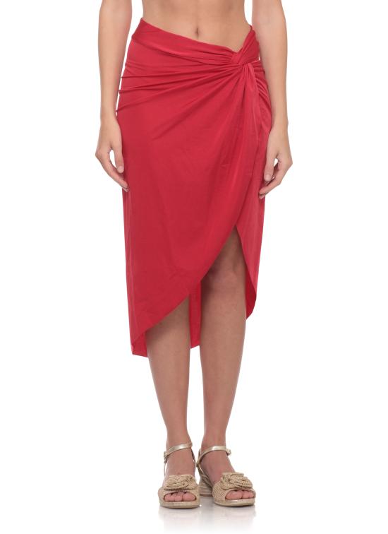 26SS 미스비키니 미디 스커트 V6030D FANTASTIQUE DREAMS Red - MISSBIKINI
