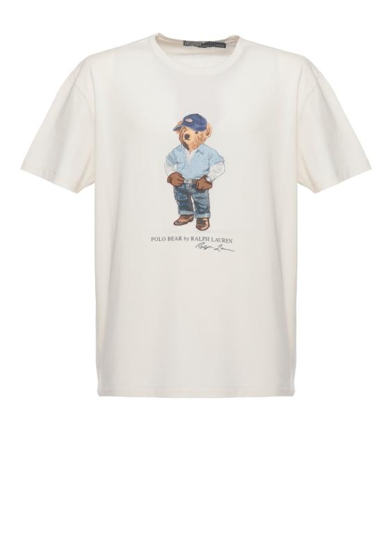 26SS 랄프 로렌 반팔 티셔츠 710B14615 001 White