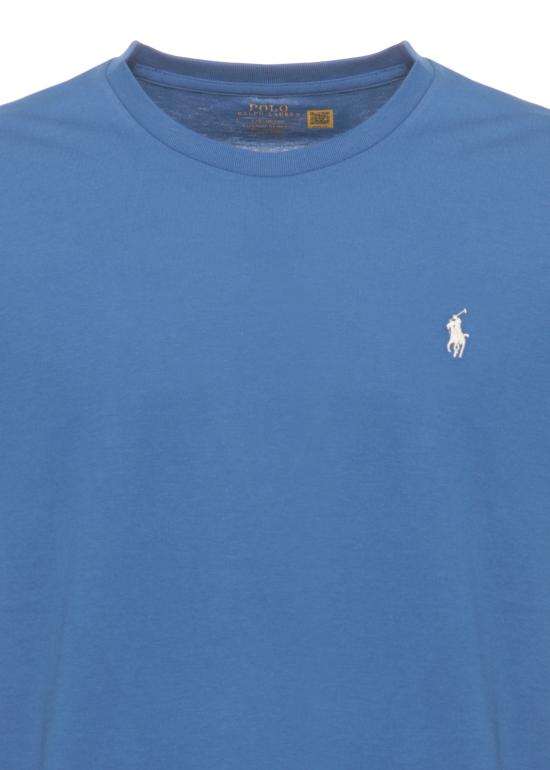 26SS 랄프 로렌 반팔 티셔츠 710671438 537 Blue - RALPH LAUREN