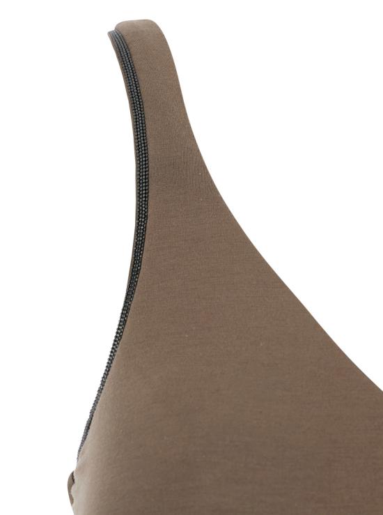 26SS 브루넬로 쿠치넬리 민소매 티셔츠 M0T18BA702C8705 Brown - BRUNELLO CUCINELLI