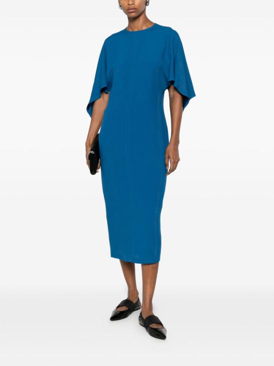 26FW 스텔라 맥카트니 미디 원피스 6A0710 3FU3724300 Blue - STELLA MCCARTNEY