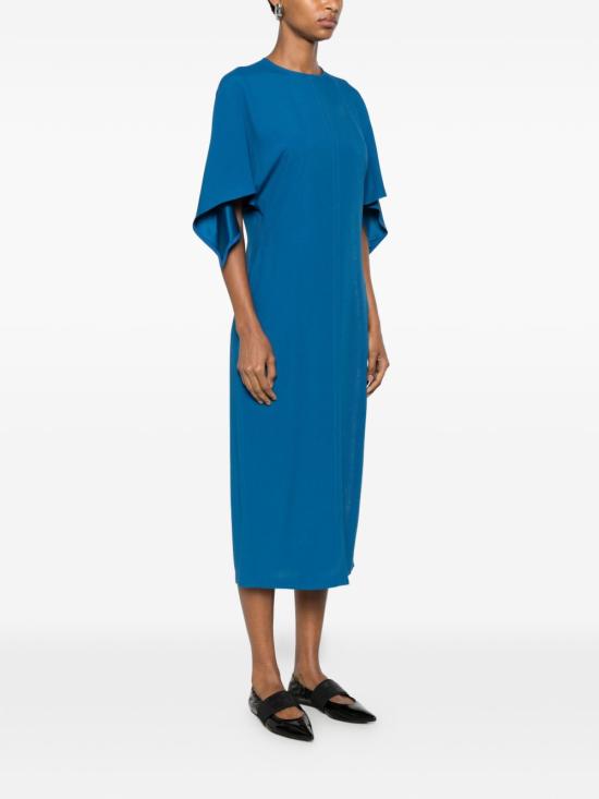 26FW 스텔라 맥카트니 미디 원피스 6A0710 3FU3724300 Blue - STELLA MCCARTNEY