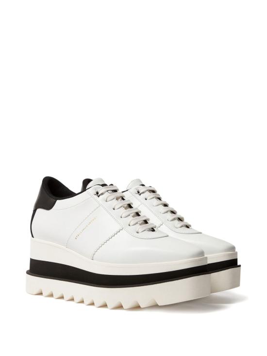 26FW 스텔라 맥카트니 스닉엘리세 플랫폼 트레이너 810611 AP0AM09001 White - STELLA MCCARTNEY