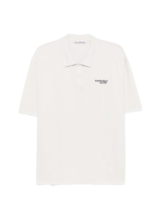 26FW 아크네 스튜디오 폴로 티셔츠 BL0433 100 WHITE