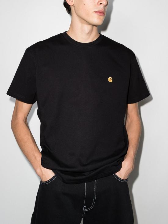 26FW 칼하트 WIP 숏슬리브 체이스 티셔츠 I026391 00FXX Black - CARHARTT WIP