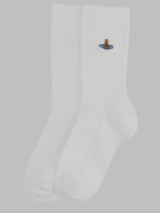 26FW 비비안웨스트우드 양말 8104000C K006P AABA401 WHITE