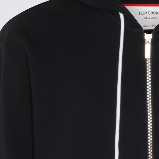 26SS 톰브라운 4바 저지 집업 후디 MJT517A 03037415 Navy - THOM BROWNE