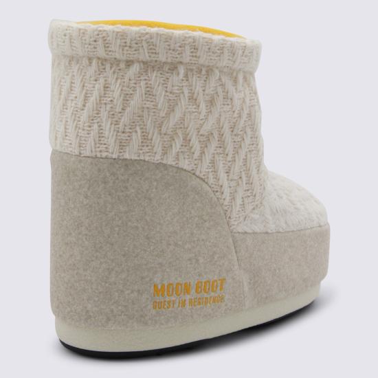 26SS 문부츠 아이콘 나일론 로우 부츠 80D1409750 L032 White sand - MOON BOOT
