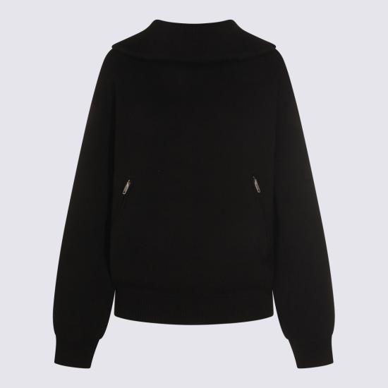 25FW 발렌시아가 백투프론트 터틀넥 스웨터 848840 T34211000 Black