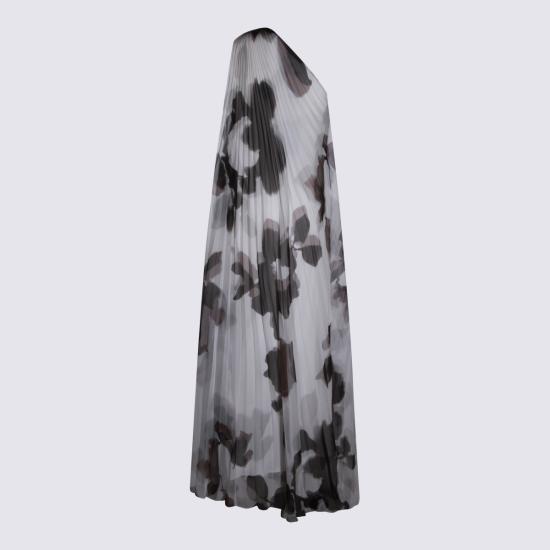 26SS 막스마라 미디 원피스 2611221014600 10026001 White black - MAX MARA