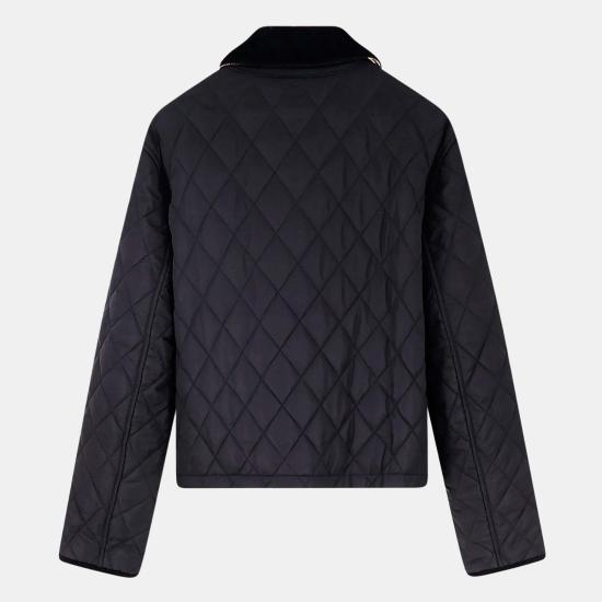 26SS 버버리 올드햄 크롭 퀼팅 자켓 8107465 C1900 BLACK - BURBERRY