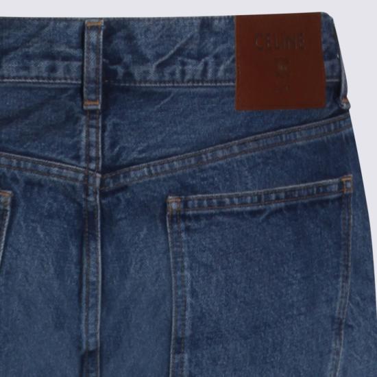 26SS 셀린느 데님 커트 진 2N574930F GDS4 TRUE BLUE WASH - CELINE