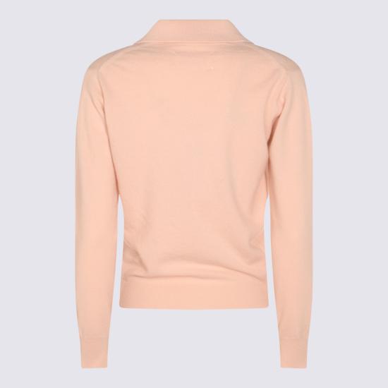 25FW 마르지엘라 V넥 니트 S51GL0063 M13144216 PALE PINK - MAISON MARGIELA