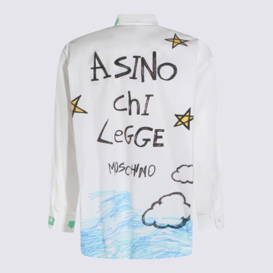 26SS 모스키노 긴팔 셔츠 261ZZ0239 02682888 White - MOSCHINO