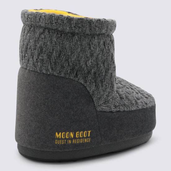 26SS 문부츠 아이콘 나일론 로우 부츠 80D1409750 H019 Grey - MOON BOOT