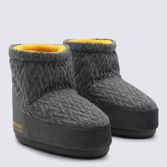 26SS 문부츠 아이콘 나일론 로우 부츠 80D1409750 H019 Grey - MOON BOOT