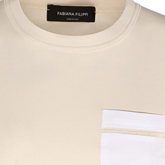 26SS 파비아나 필리피 반팔 티셔츠 JED266F148 L9330145 BURRO - FABIANA FILIPPI