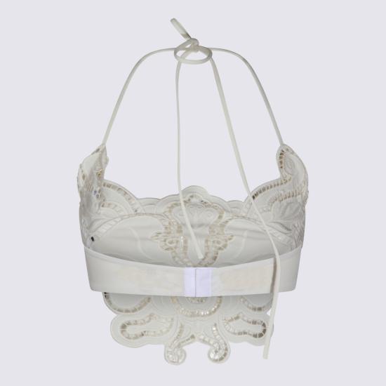 26SS 블루마린 민소매 티셔츠 P644C242A N0102 WHITE Pearl - BLUMARINE
