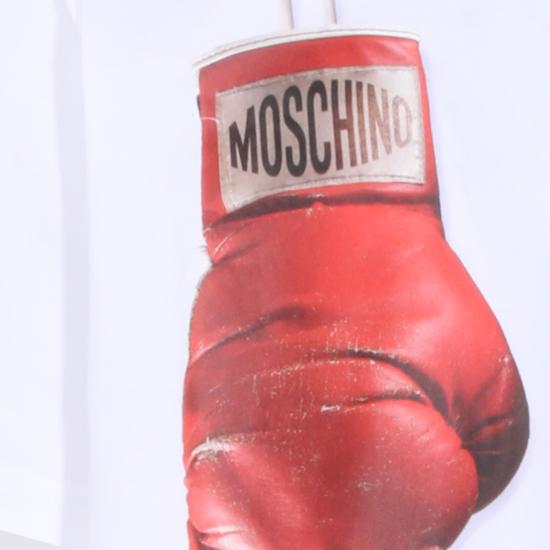 26SS 모스키노 반팔 티셔츠 261ZZ0723 02411001 WHITE - MOSCHINO