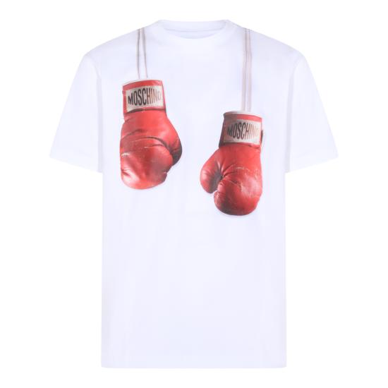 26SS 모스키노 반팔 티셔츠 261ZZ0723 02411001 WHITE