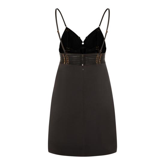 26SS 엘리자베타프랜치 숏 원피스 AB95062E2 110 NERO - ELISABETTA FRANCHI
