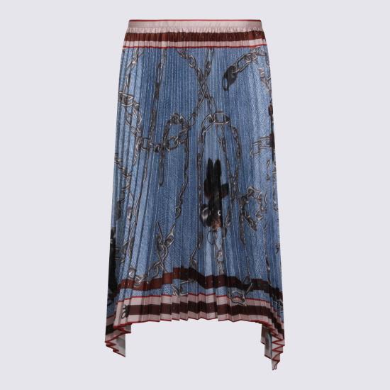 26SS 아크네 스튜디오 롱 플리츠 스커트 AF0575 AAL DENIM BLUE - ACNE STUDIOS