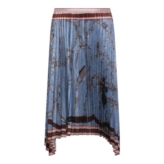 26SS 아크네 스튜디오 롱 플리츠 스커트 AF0575 AAL DENIM BLUE - ACNE STUDIOS