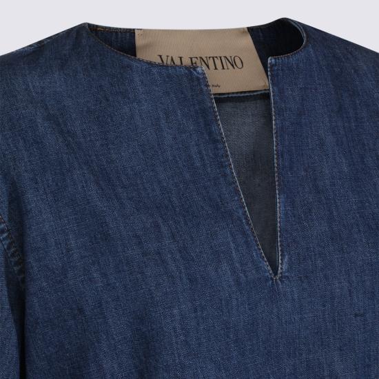 26SS 발렌티노 가라바니 데님 원피스 8B3DA03B 9YA558 MEDIUM BLUE - VALENTINO GARAVANI