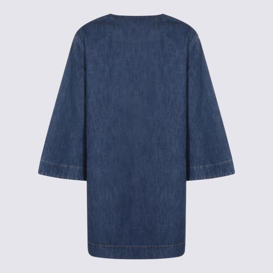 26SS 발렌티노 가라바니 데님 원피스 8B3DA03B 9YA558 MEDIUM BLUE - VALENTINO GARAVANI