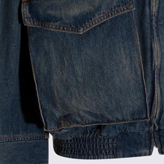 26SS MM6 메종마르지엘라 데님 자켓 S52AM0348 M30055961 BLUE - MM6 MAISON MARGIELA